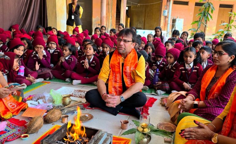 डीएवी स्कूल में मनाया गया महर्षि दयानंद सरस्वती की जयंती