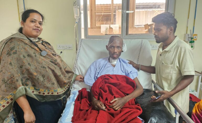 गंभीर सड़क हादसे में घायल युवक को मिला नया जीवन, एनकेएच में सफल ब्रेन सर्जरी