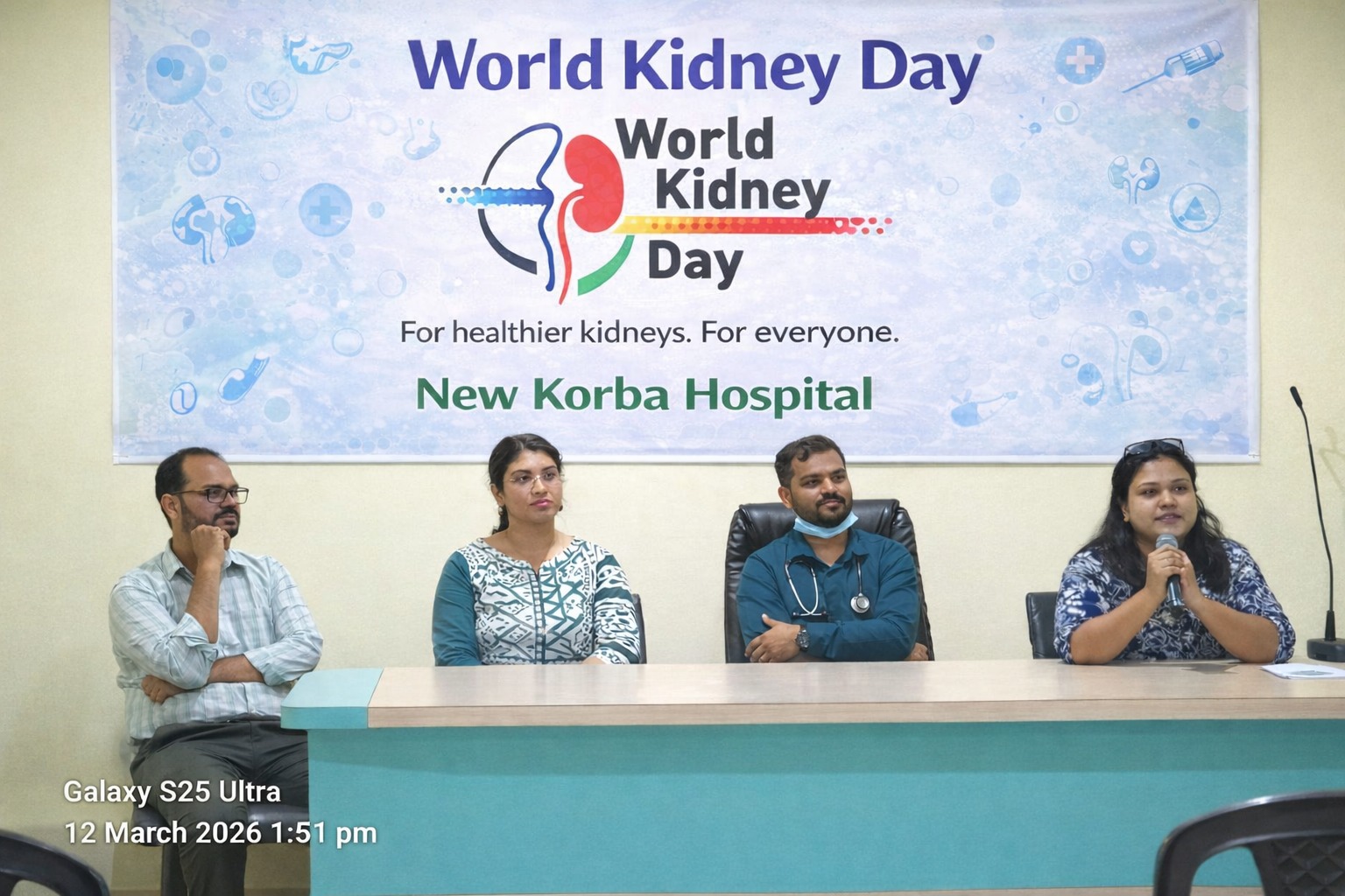 विश्व किडनी दिवस पर एनकेएच में जागरूकता कार्यक्रम