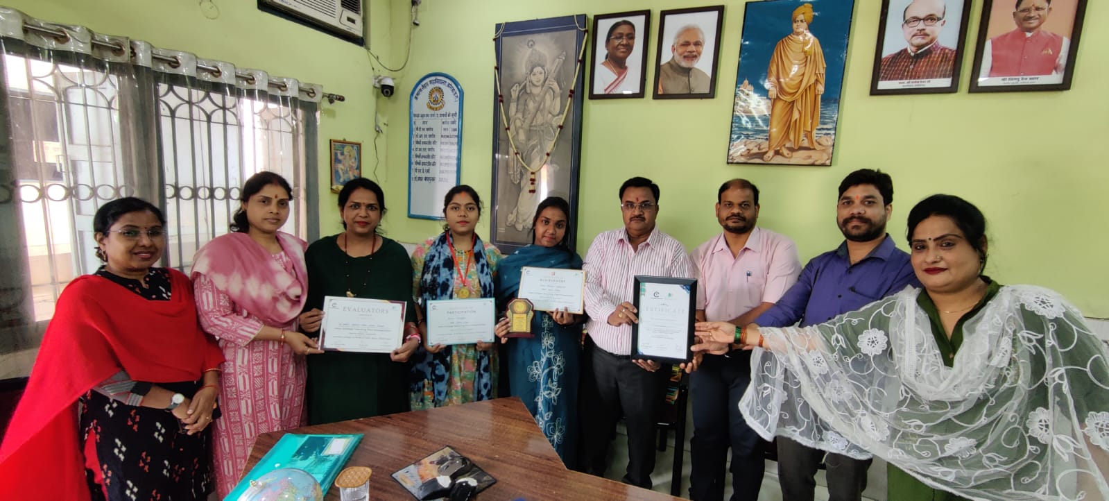 राज्यस्तरीय टीचिंग प्लान स्पर्धा में कमला नेहरू कॉलेज की छात्रा आंचल ने तृतीय स्थान प्राप्त कर किया जिले को गौरवान्वित