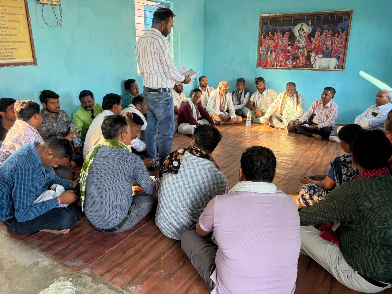 संगठन सृजन: कोरबा के मड़वा रानी में कांग्रेस की अहम बैठक, बूथ स्तर पर संगठन मजबूती पर चर्चा