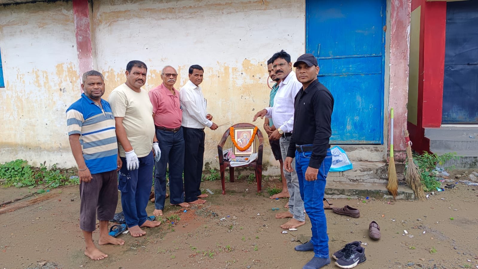 झेरिया बरेठ धोबी समाज बालको इकाई द्वारा आयोजित स्वच्छता अभियान