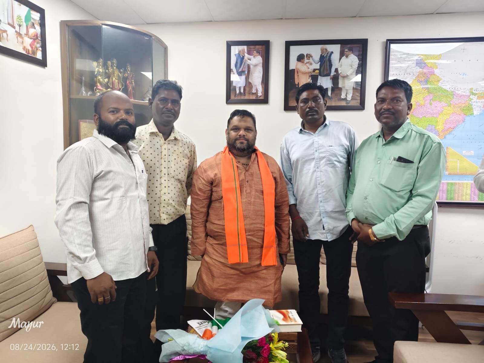 राष्ट्रीय सफाई कर्मचारी आयोग नई दिल्ली द्वारा स्थापना दिवस के अवसर पर आयोजित कार्यक्रम  में शामिल हुए सिकन्दर उसर वर्षा