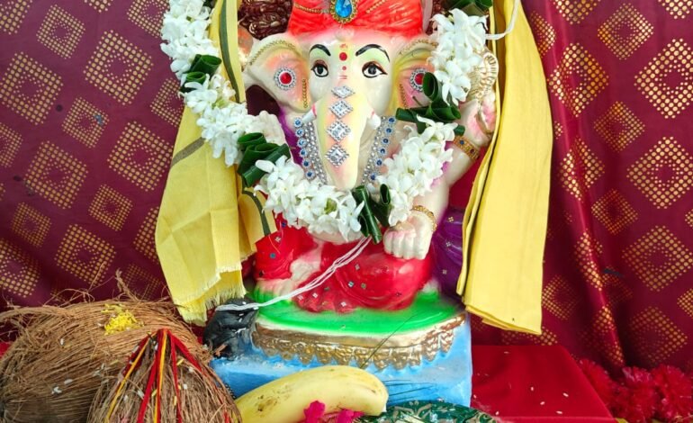 इंडियन पब्लिक स्कूल में विराजे गजानन, भक्तिमय हुआ विद्यालय परिसर