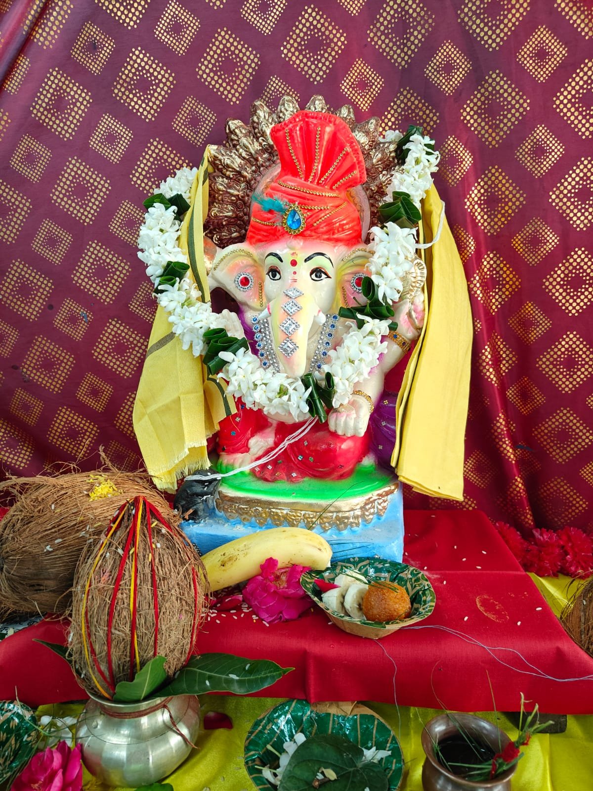 इंडियन पब्लिक स्कूल में विराजे गजानन, भक्तिमय हुआ विद्यालय परिसर